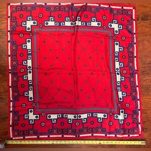Vintage Ginnie Johansen  1988  100% Silk  Square Scarf